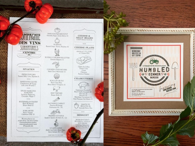 flyer communication restaurants création graphique branding