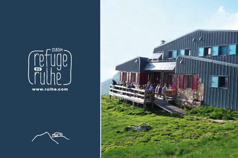 logo gite montagne branding hotel graphiste freelance