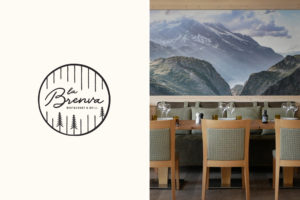brenva logo creation restaurant