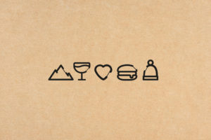 viaferrata logo restaurant bar graphiste savoie