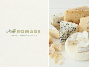 mmefromage logo fromagerie graphiste
