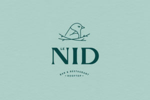 Nid logo restaurant graphiste