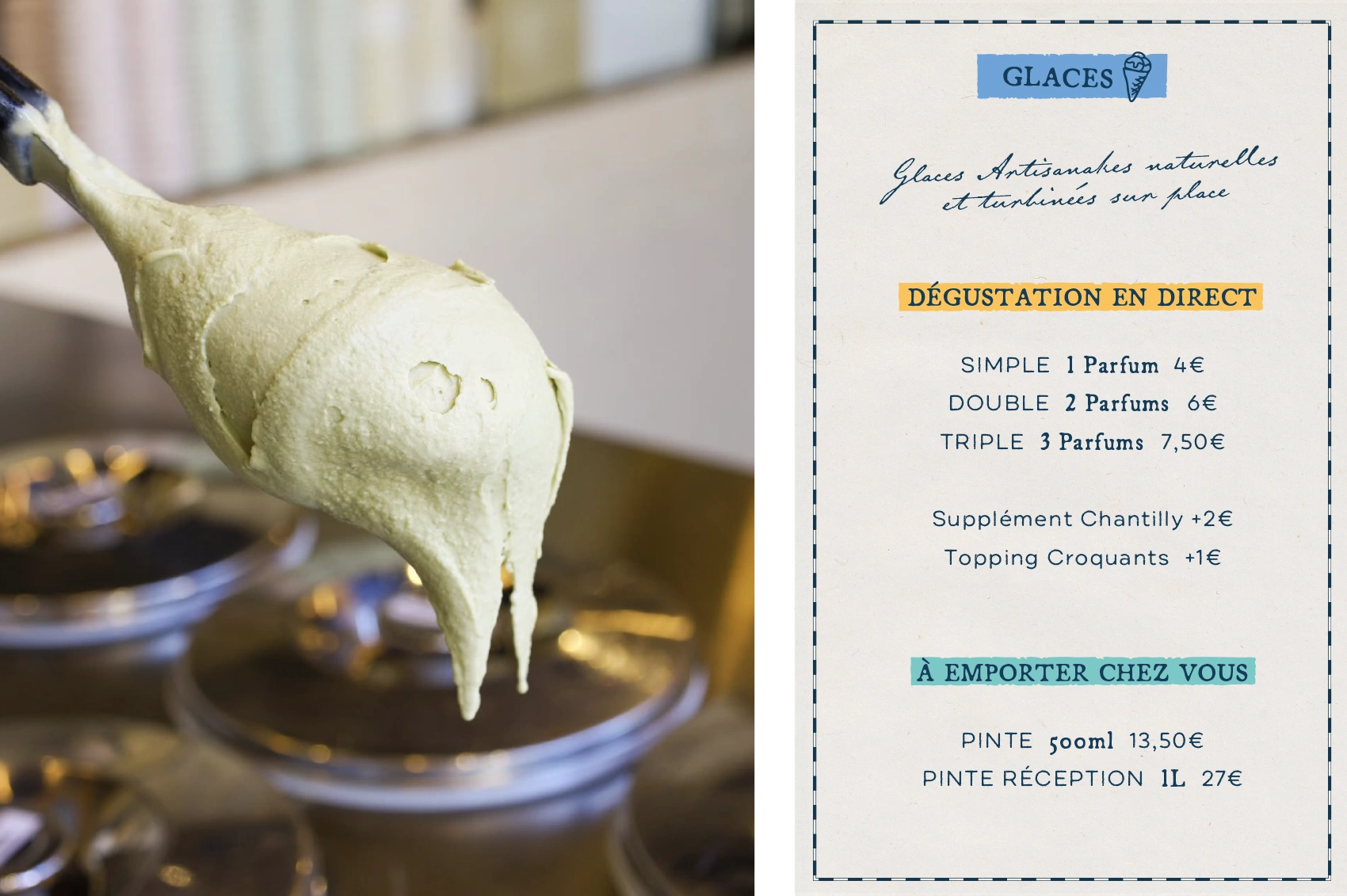 glaces-branding branding choix parfums glace