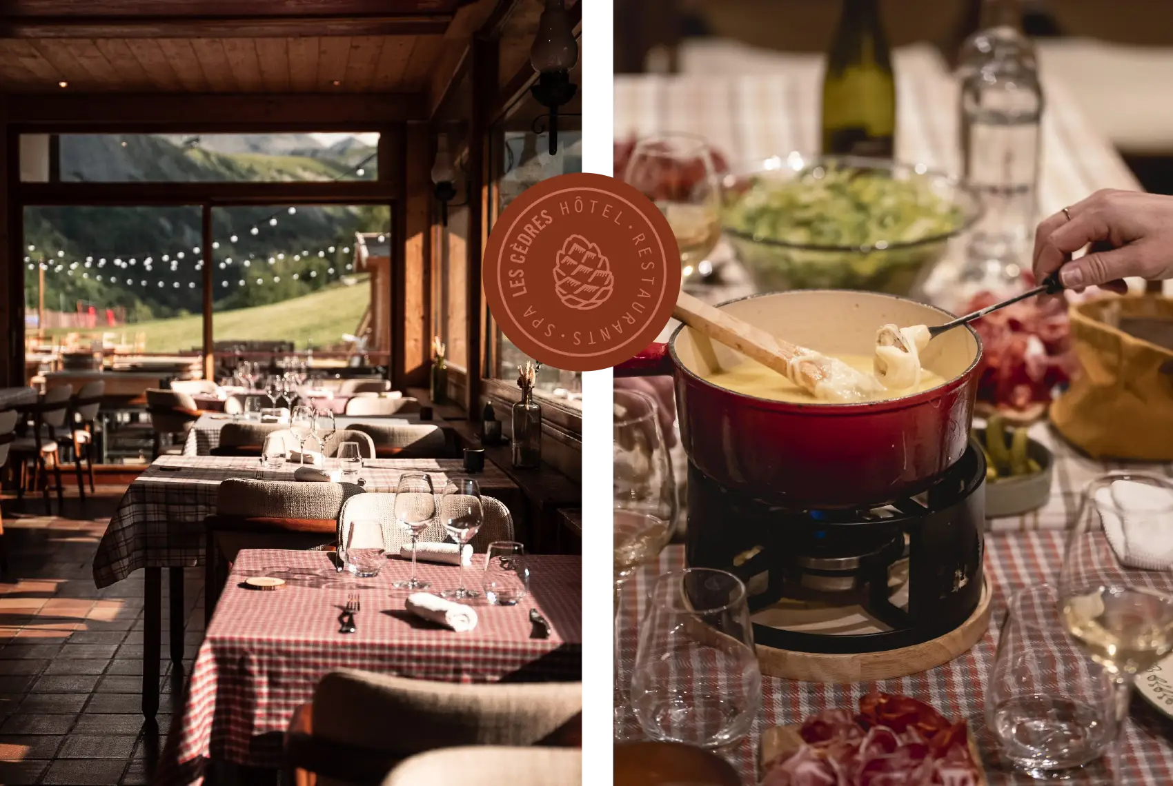 Restaurant montagne tradtionnel Alpes