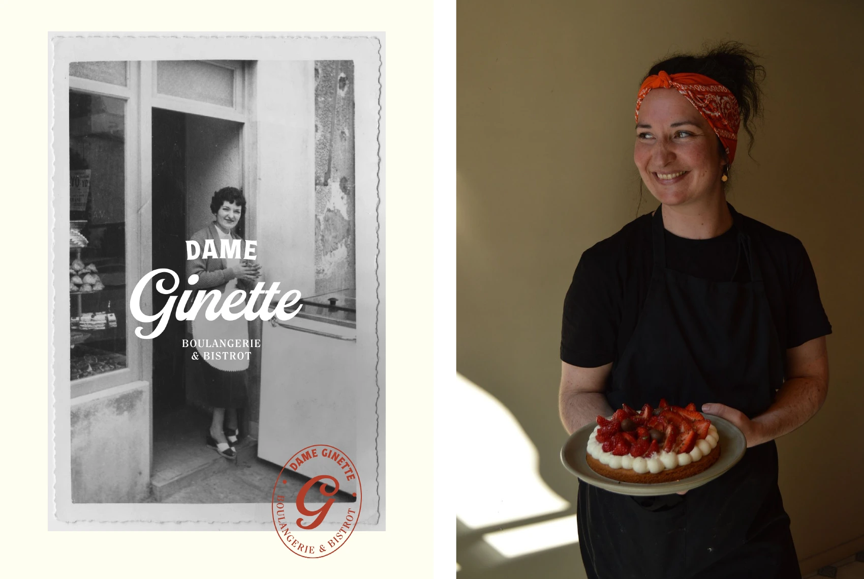 patisserie-familiale-francaise photo familiale et carte letterpress
